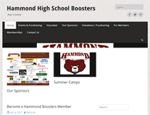 Tablet Screenshot of hammondboosters.org